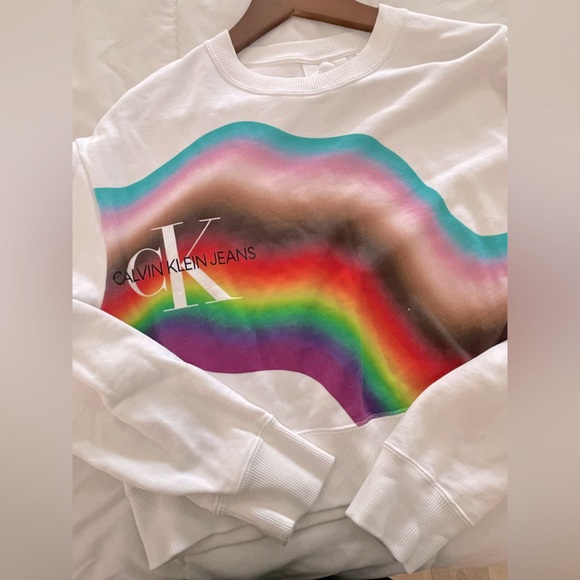 Calvin Klein PRIDE Collection Cotton Pullover Sweater (M) - Picture 6 of 15